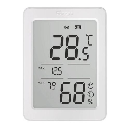 купить Датчик Sonoff Zigbee LCD Temperature And Humidity Sensor AirGuard TH 3.6'' (SNZB-02DR2) в Кишинёве 