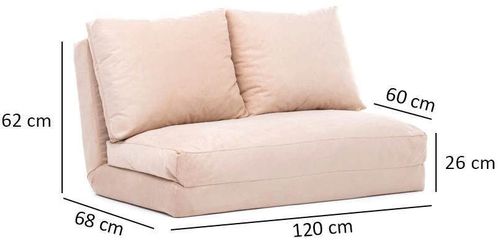 купить Диван Trendy Taida Crema 68x62x120cm в Кишинёве 