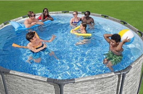 cumpără Piscină cu cadru Bestway 5619DBW Steel Pro Max 427x122cm în Chișinău 