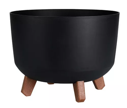 cumpără Ghiveci pentru flori ProGarden 57466 Ghiveci pentru flori cu picioare, D29cm, H17cm, antracit în Chișinău 