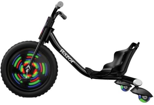 купить Детский карт Razor 20073395 RipRider 360 Lightshow, Black в Кишинёве 