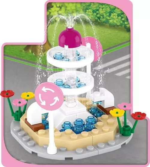 купить Конструктор Sluban B0519 Set de construcție Fântână arteziană, 79 elem. в Кишинёве 