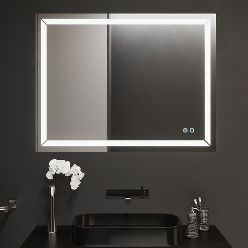 купить Зеркало для ванной Bayro Corsa 1000x800 LED touch c подогревом в Кишинёве 