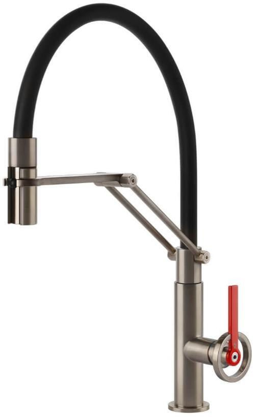 купить Смеситель кухонный Gessi 60205-149 Officine V Finox Brushed Nickel в Кишинёве 