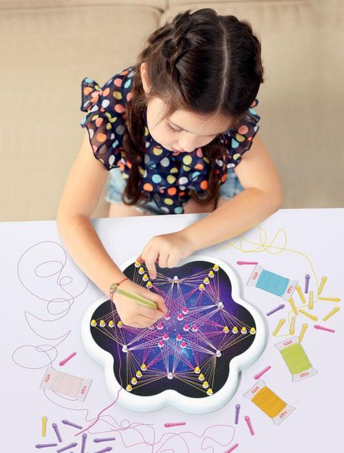 купить Набор для творчества Quercetti 2850 Play Creativo STRING ART Mandala в Кишинёве 
