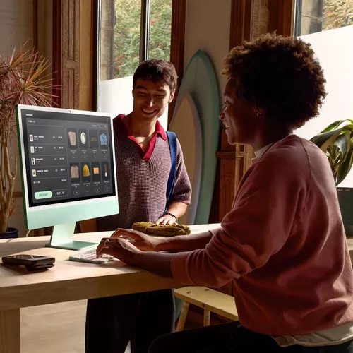 купить Компьютер моноблок Apple iMac with Retina 24" 4.5K M4 10c/10g RAM 24GB SSD 512GB Green MD2Q4 в Кишинёве 