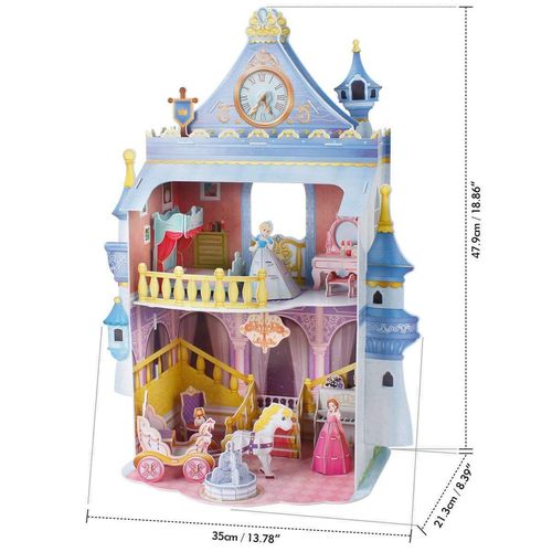 cumpără Set de construcție Cubik Fun P809h 3D Puzzle Fairytale Castle în Chișinău 