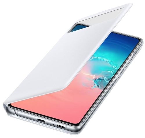 купить Чехол для смартфона Samsung EF-EG770 S View Wallet Cover White в Кишинёве 