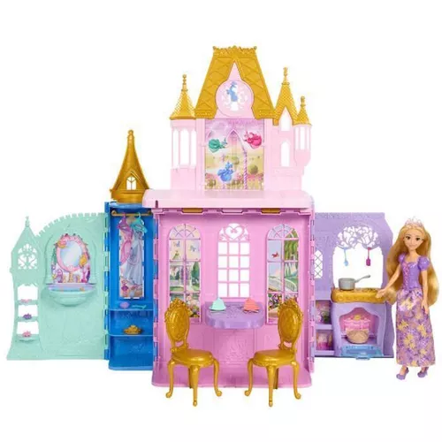 купить Домик для кукол Mattel JLK27 Складной замок Принцессы Диснея в Кишинёве 