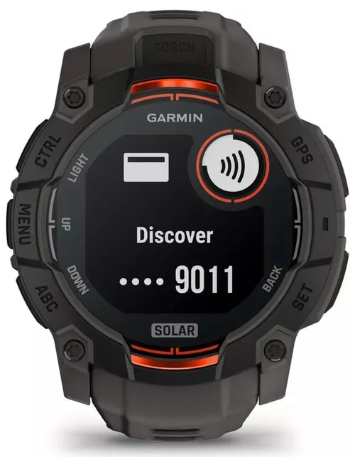 купить Смарт часы Garmin Instinct 3, 50 mm, Solar, Black with Charcoal Band (010-02935-00) в Кишинёве 
