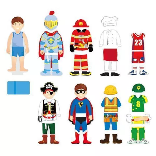 купить Игрушка Viga 50021 Magnetic Dress Up Boy в Кишинёве 