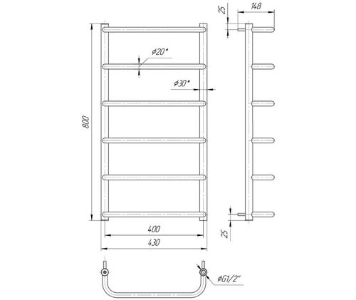 Standard HP 800x430/400 