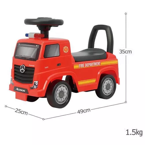 cumpără Tolocar Kids car 9010144 Red "Mercedes-Benz: Actros" cu volan muzical în Chișinău 
