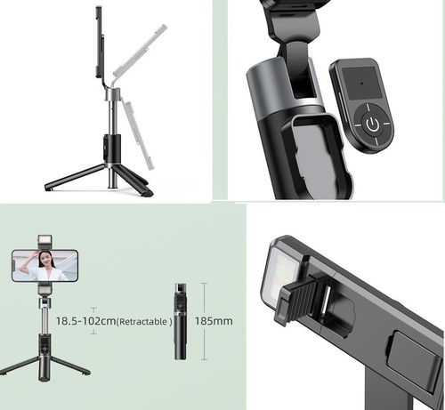 cumpără Trepied Remax P13 Black Holder Dual Light în Chișinău 