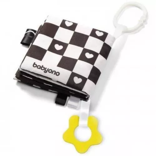 cumpără Jucărie cu pandantiv BabyOno 0542 Cartea educativa BLACK&WHITE în Chișinău 