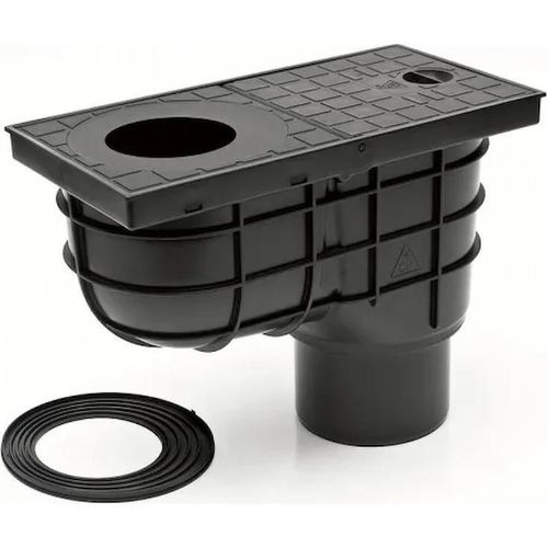 купить Аксессуар для дома Hydro S 0111729 NEGRU, DN 110, A15 Colector pluvial cu ieșire verticală в Кишинёве 