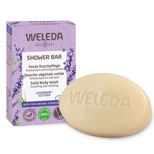 Твердое мыло для душа Weleda Shower Bar Lavender + Vetiver 75 г 
