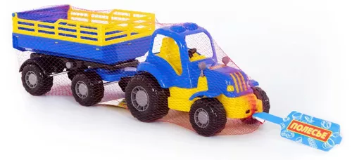 cumpără Mașină Полесье 44563 Jucarie tractor Krepis cu remorca 6K B 2fel în Chișinău 