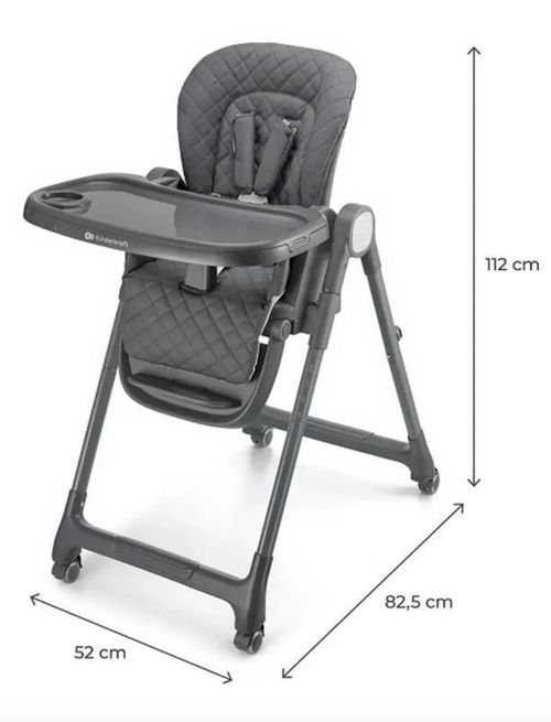 cumpără Scaun de masă KinderKraft KHTULO00GRY0000 Tulo grey în Chișinău 