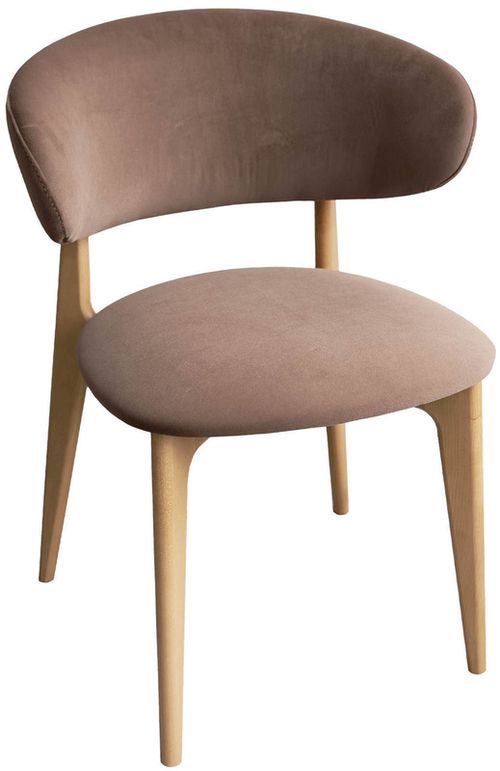 купить Стул Deco Roses Royal Velvet 4 + Natural Legs в Кишинёве 