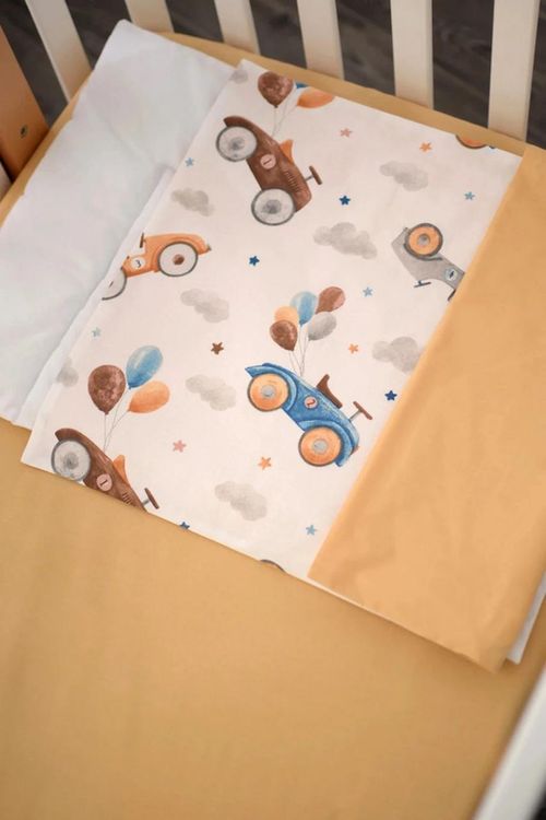 cumpără Lenjerie de pat pentru copii Veres 153.1.23 Сменная постель Ретро-Машинки 90x110/40x60 (3ед.) în Chișinău 