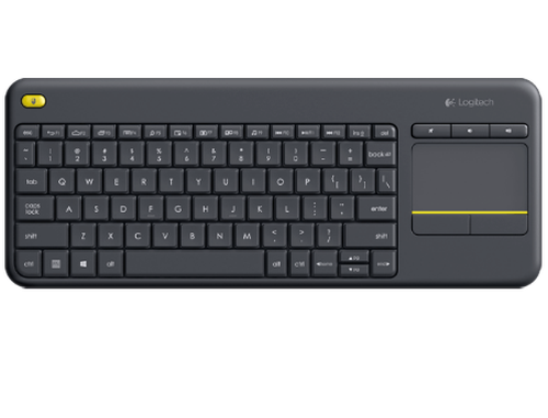 купить Клавиатура Logitech K400 Plus Black TV Wireless Touch Keyboard USB, 920-007147 (tastatura fara fir/беспроводная клавиатура), www в Кишинёве 