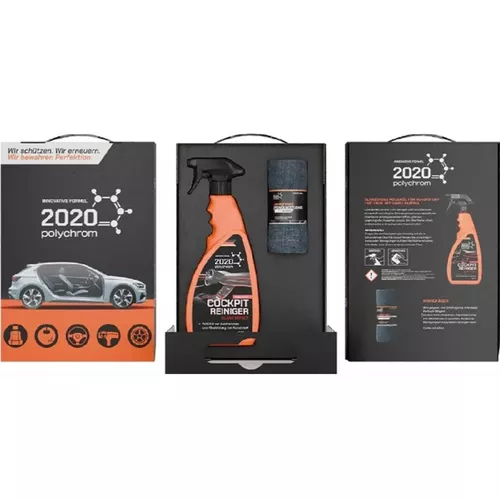 cumpără Produs de îngrijire auto Polychrom 2020 Set COCKPIT REINIGER VANILLA 500 ml + lavetă microfibră în Chișinău 