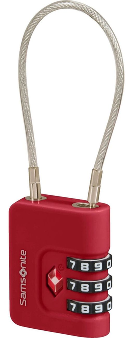 cumpără Accesoriu pentru bagaje Samsonite Ta Revolution Cablelock 3 Dial TSA Rosie (155576/1726) în Chișinău 