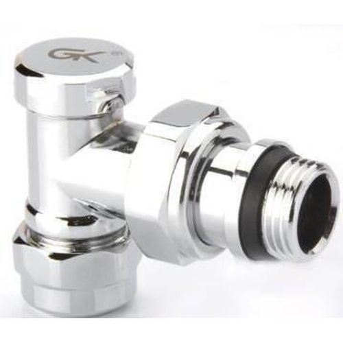 cumpără Supapă de închidere Radiva 130059 Robinet calorifer coltar Retur PEX D1/2" FEx16 crom în Chișinău 