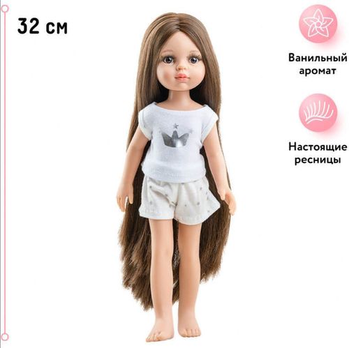 купить Кукла Paola Reina 13213 Carol in pijama, cu par lung 32 cm, 46810 в Кишинёве 