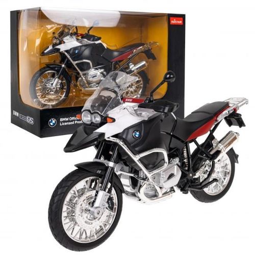 cumpără Mașină Rastar 42000 Motocicleta Die cast 1:9 BMW R1200GS, alb, 1927D în Chișinău 
