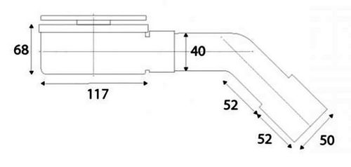 cumpără Sifon pentru cădițe de duș New Trendy S-0037 d.90 în Chișinău 