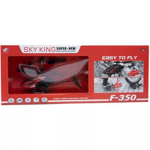 купить Радиоуправляемая игрушка New World Вертолет F350 с т/с Sky King, красный, 189019 в Кишинёве 