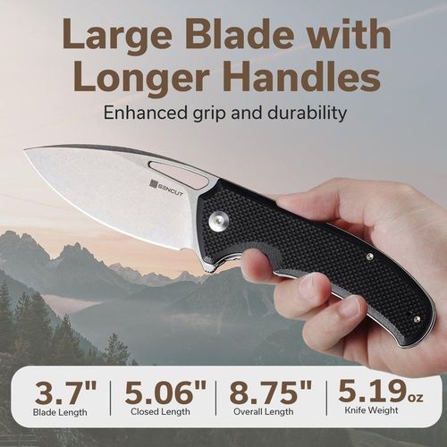 купить Нож походный Sencut S23014-1 Phantara, G10, Liner Lock в Кишинёве 
