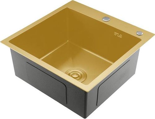 купить Мойка кухонная Gappo GS5050-3 SATIN GOLD в Кишинёве 
