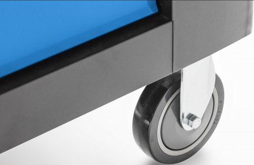 cumpără Sistem de depozitare a instrumentelor Hoegert HT7G049 Тележка инструментальная 7 ящиков с боковым отделением (790x790x490 мм) în Chișinău 