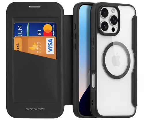купить Чехол для смартфона Dux Ducis iPhone 16 Pro Max Skin X Pro with MagSafe, Black в Кишинёве 