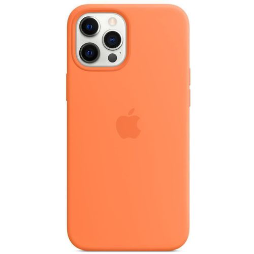 cumpără Husă pentru smartphone Apple iPhone 12 Pro Max Silicone Case with MagSafe Kumquat MHL83 în Chișinău 