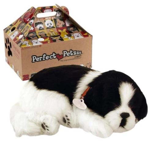 cumpără Jucărie de pluș Perfect Petzzz 91-01 Cățeluș Border Collie cu imitație de respirație în Chișinău 