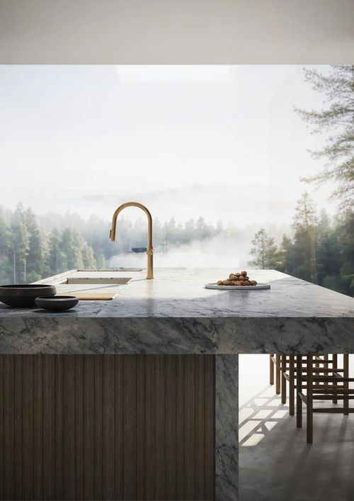 купить Смеситель кухонный Gessi 60872-726 Habito Warn Bronze Brushed PVD в Кишинёве 