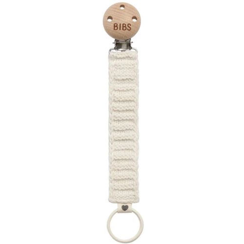 купить Пустышка BIBS 9440216 Lantisor clip tricotat pentru suzeta Ivory в Кишинёве 