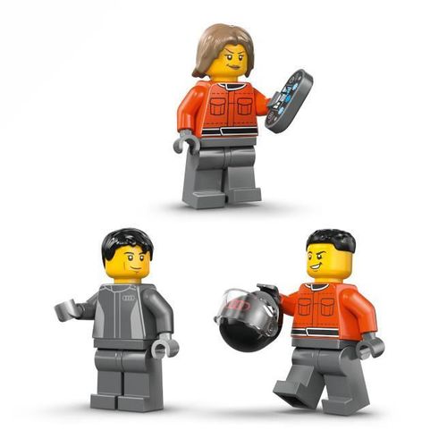 cumpără Set de construcție Lego 60493 City: Camion demonstrativ F1 cu o mașină de curse Audi F1 în Chișinău 