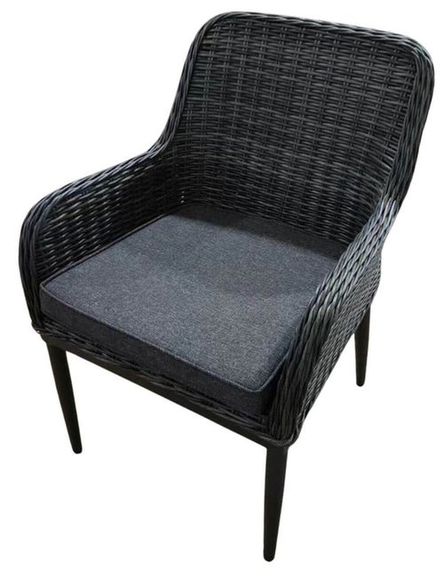 купить Садовая мебель Hydro S Круглый стол и стулья Hola Creativ, комплект, 4 персоны, антрацит в Кишинёве 