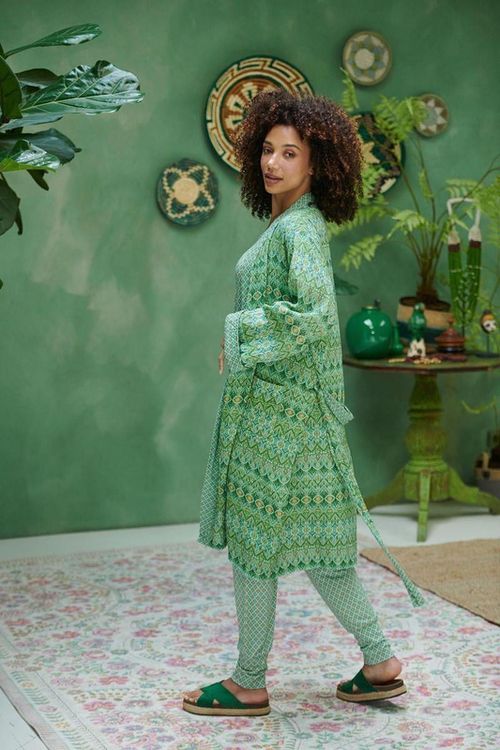 купить Домашний текстиль Pip Studio 51.510.799 Naomi Kimono Ashanti Green M Green в Кишинёве 