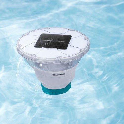cumpără Accesoriu pentru piscină Bestway 58943BW Dozator plutitor cu LED pentru tablete, pe bază de energie solară SolarGlow, 7.6cm în Chișinău 
