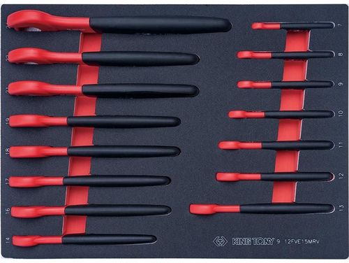 cumpără Set de unelte de mână King Tony 934-086MRVD изолированных, VDE до 1000 В, 86 пр. в ложементах под тележку în Chișinău 