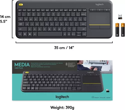 cumpără Tastatură Logitech K400 Plus Black (RUS) în Chișinău 