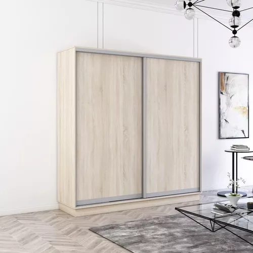 купить Шкаф Mobildor-Lux Fox uși glisante din PAL (210x60x230H cm) Sonoma в Кишинёве 