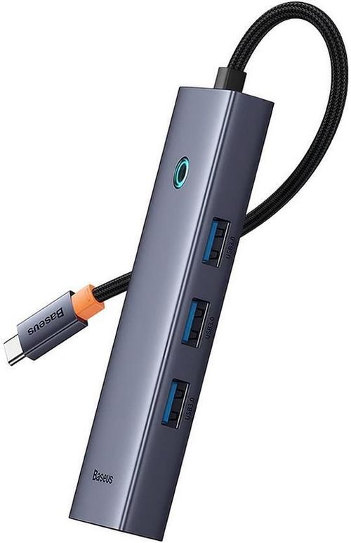 купить Переходник для IT Baseus B00052807813-01 6in1 Type-C to HDMI4K@60Hz*1+USB-A 3.0*4+PD*1, UltraJoy Series, Space Gray в Кишинёве 