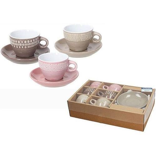 cumpără Set veselă Tognana 51429 Набор чашек с блюдцами Agata 6шт, 90ml în Chișinău 